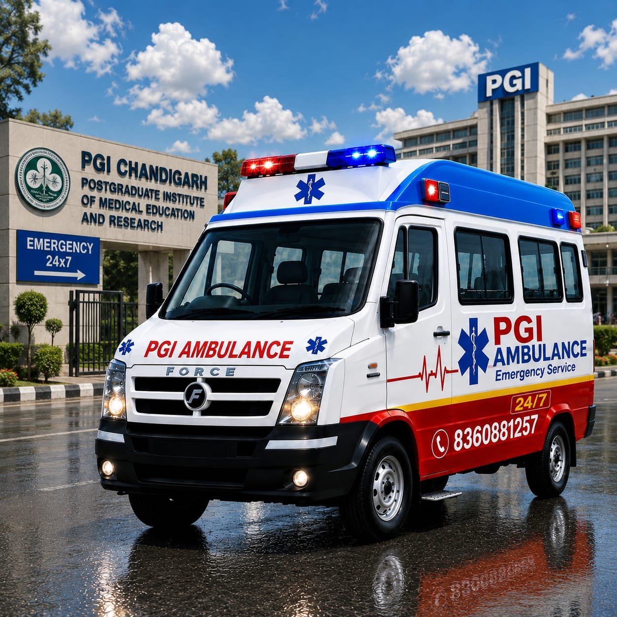 ambulance service pgi chandigarh