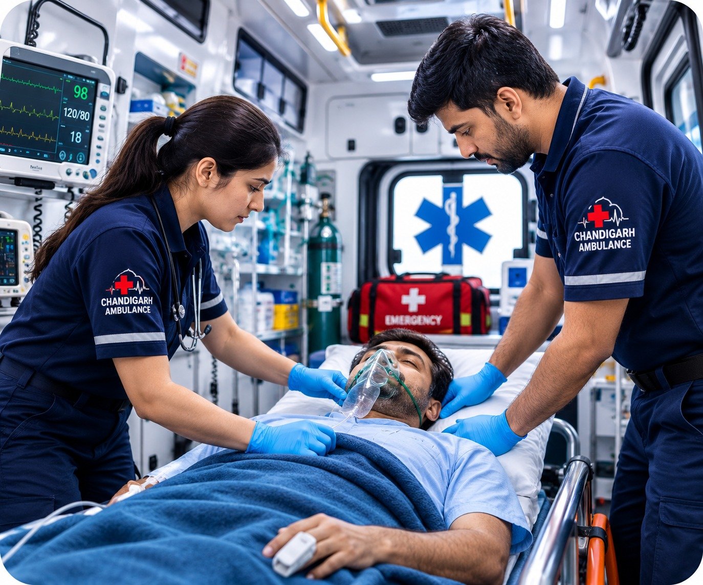 ambulance chandigarh