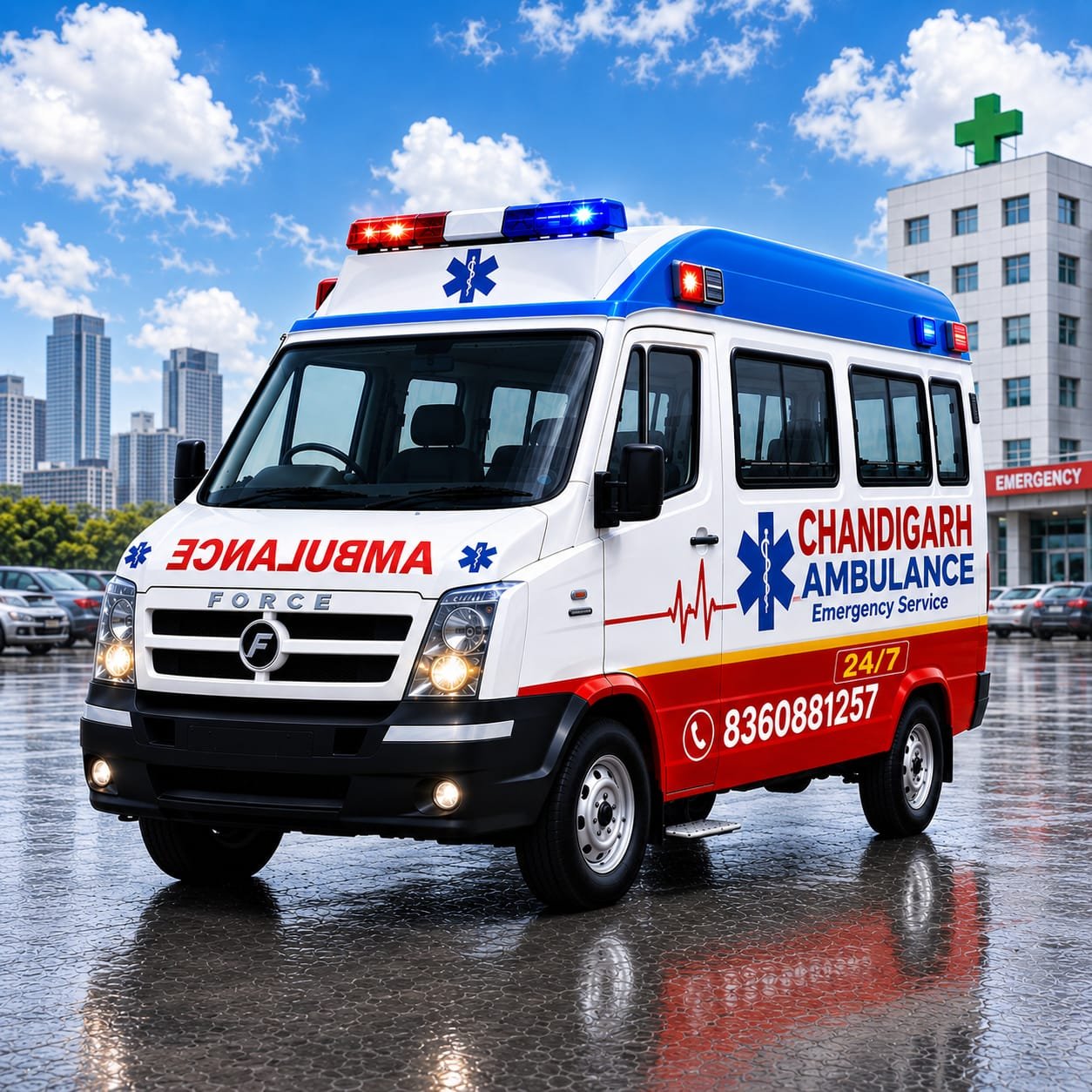 ambulance in chandigarh